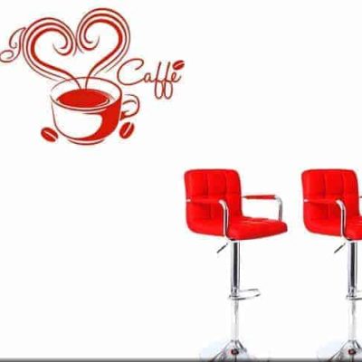 Adesivi da parete love caffè bar