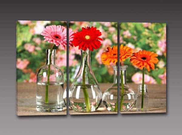 quadri moderni fiori stampa tela