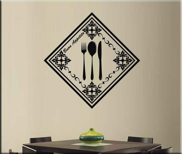 Adesivi murali cucina buon appetito