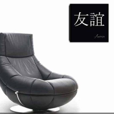 quadro moderno simboli cinesi amicizia