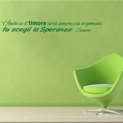 decorazioni adesive murali frase seneca