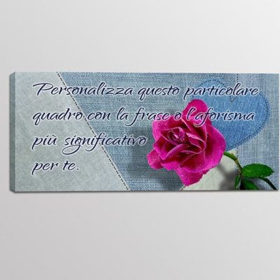 quadro moderno frase personalizzata stampa arredo