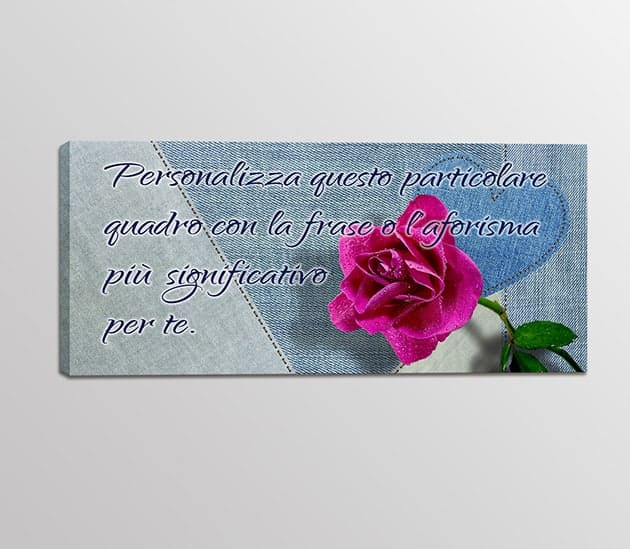 quadro moderno frase personalizzata stampa arredo