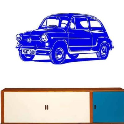wall stickers auto fiat 600