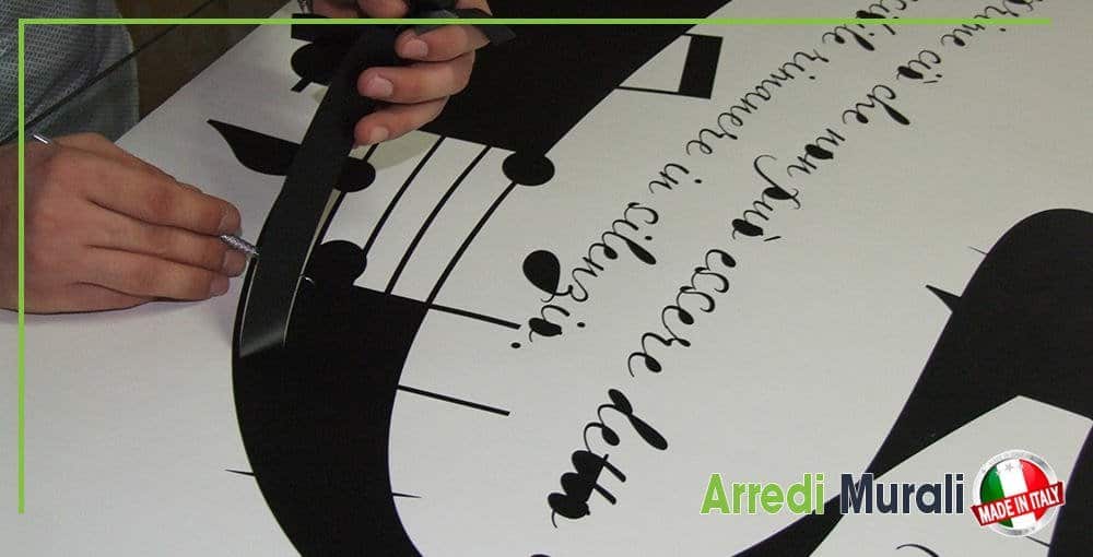 adesivi murali come si creano spellicolare l'adesivo