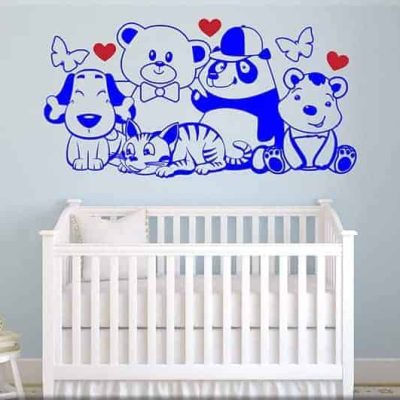wall stickers orsetti cameretta bimbi