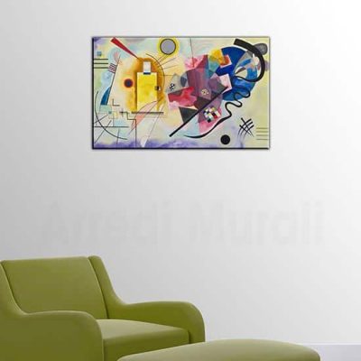 quadro su tela Kandinsky Giallo Rosso Blu