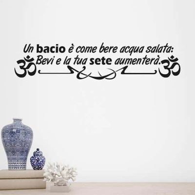 Adesivi murali frase proverbio cinese tattoo