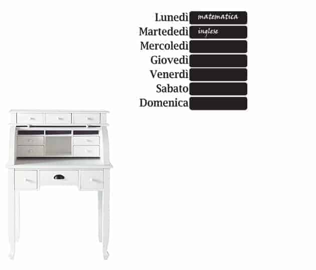 Lavagne adesive murali appunti settimana