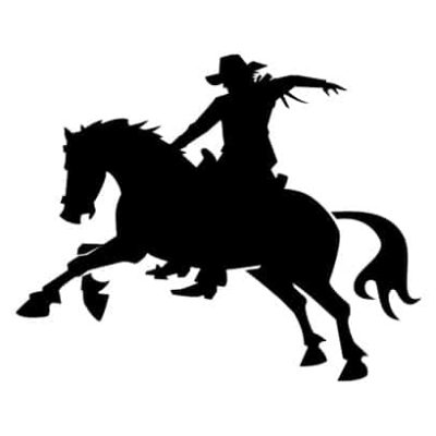 Lavagne adesive murali cowboy bambini