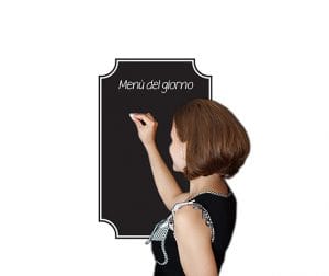 Lavagne adesive murali menu cucina ristorante