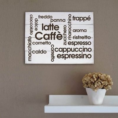 Shabby chic pannelli decorativi in legno arredo bar