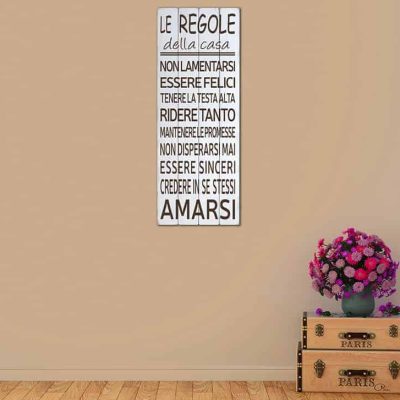 Shabby chic style pannelli murali in legno casa arredo