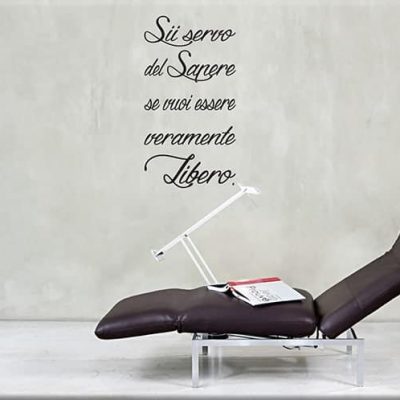 Adesivi da parete frase sapere Seneca arredo