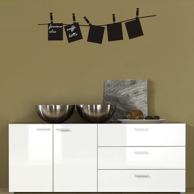 Lavagne adesive murali appunti cucina arredo