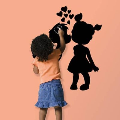 Lavagne adesive murali arredo amore bambini love