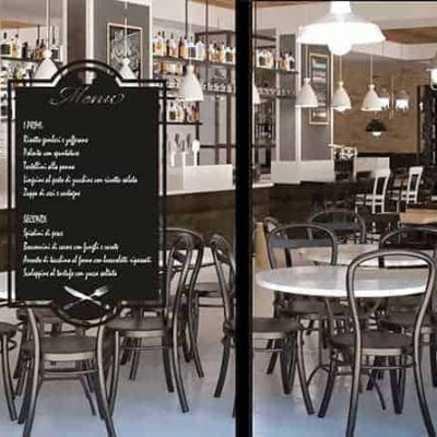 Lavagne adesive murali menu cucina ristorante