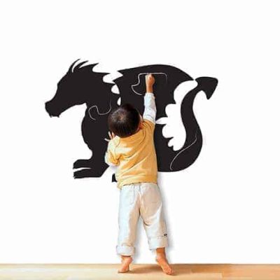 lavagne adesive murali drago bambini arredo