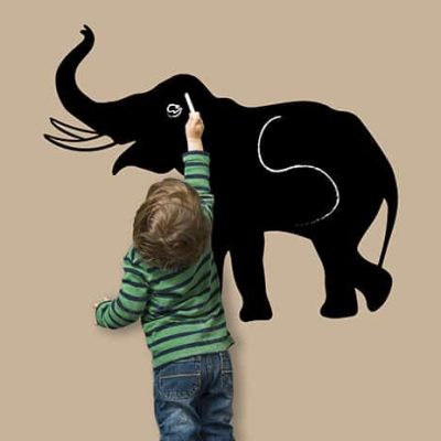 lavagne adesive murali elefante bambini arredo