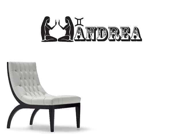 adesivi murali personalizzati segno zodiacale gemelli