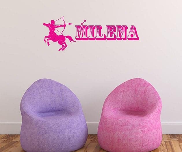 adesivi murali personalizzati segno zodiacale sagittario