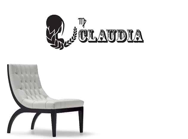 adesivi murali personalizzati segno zodiacale vergine