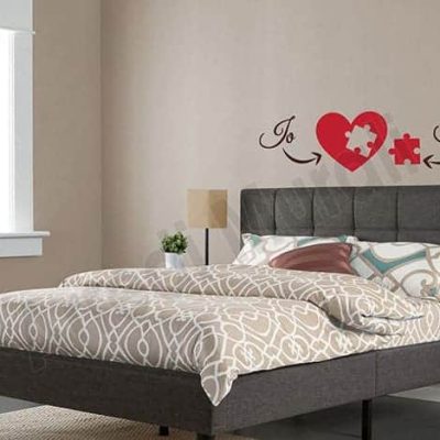 stickers murali love noi arredo decorazioni letto