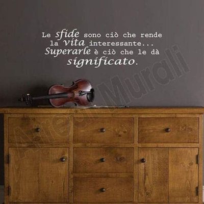 adesivi murali frase decorazioni da parete arredo