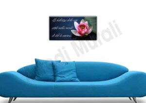 quadro moderno arredo stampa su tela con frase