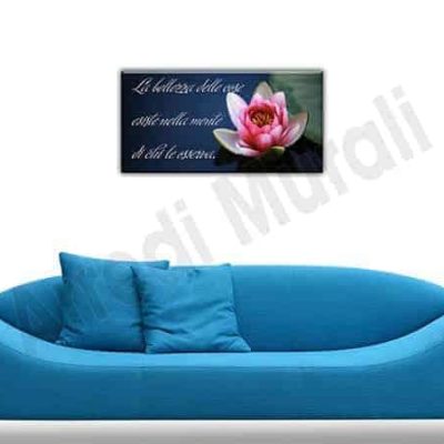 quadro moderno arredo stampa su tela con frase