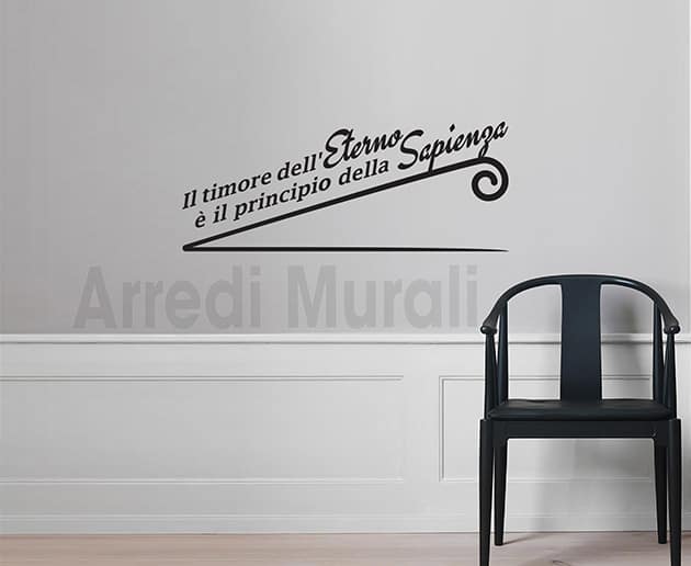 Adesivi murali frase eterno decorazioni da parete