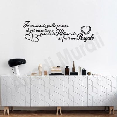 Adesivi da parete frase Dickens scritte murali