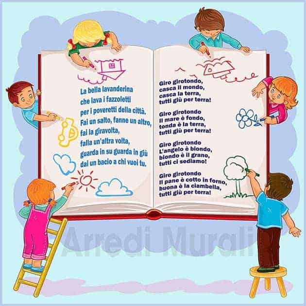 quadro filastrocche bambini