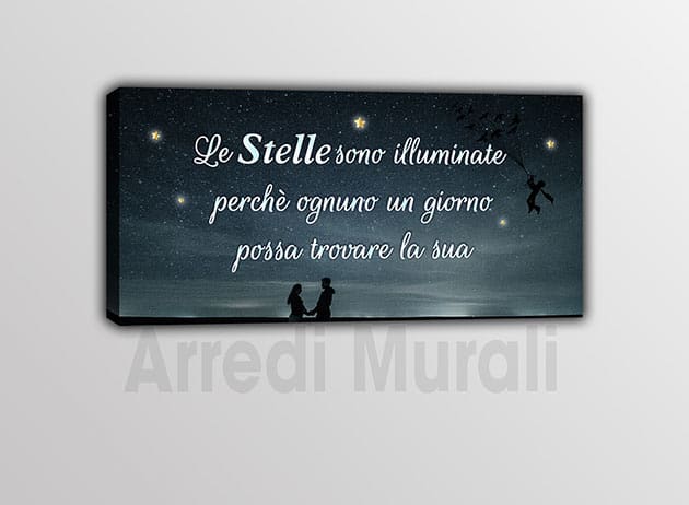 quadro moderno frase piccolo principe
