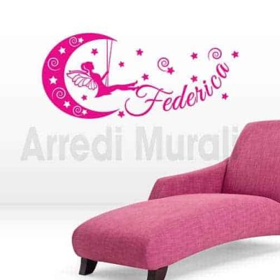 stickers murali personalizzati nome bambina