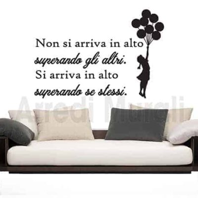 wall stickers frase motivazionale