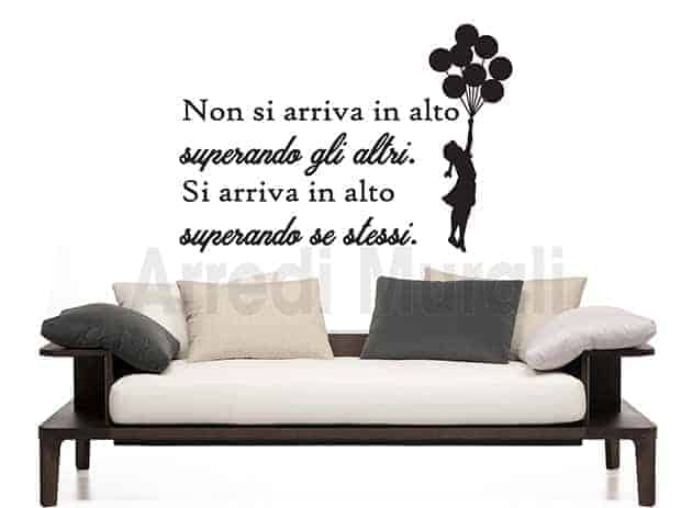 wall stickers frase motivazionale