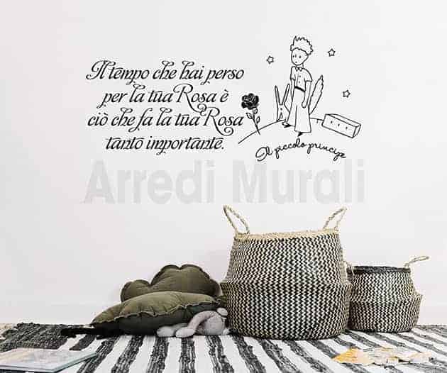 wall stickers frase piccolo principe