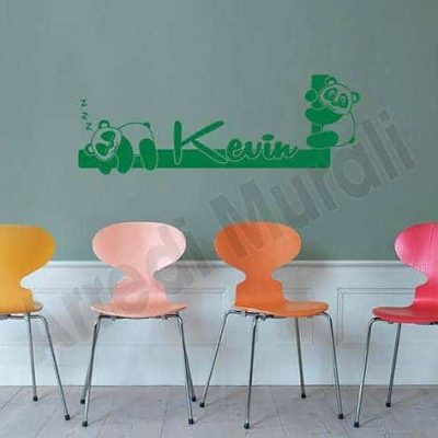 ADESIVI MURALI CAMERETTE CON NOME BIMBO