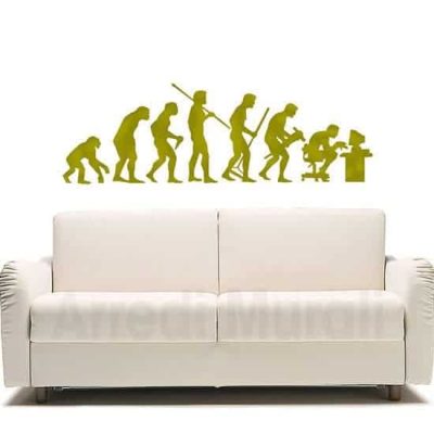 Adesivi da parete evoluzione uomo