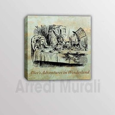 Alice nel Paese delle meraviglie quadro moderno