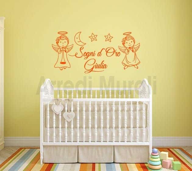 decorazione adesiva per la cameretta dei bambini