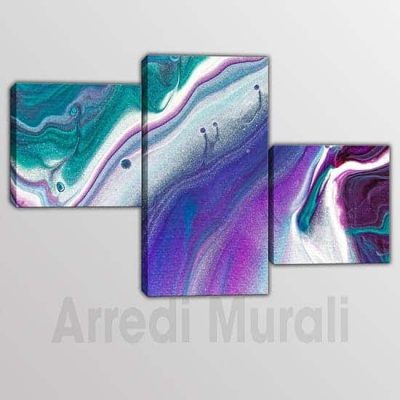 QUADRI ASTRATTI MODERNI STAMPE TRIS