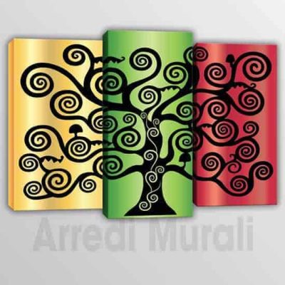 Quadri moderni 3 stampe albero della vita