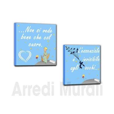 QUADRI MODERNI BAMBINI IL PICCOLO PRINCIPE