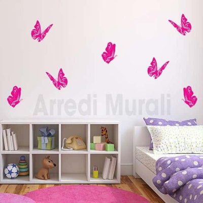 adesivi da parete farfalle decorazioni murali