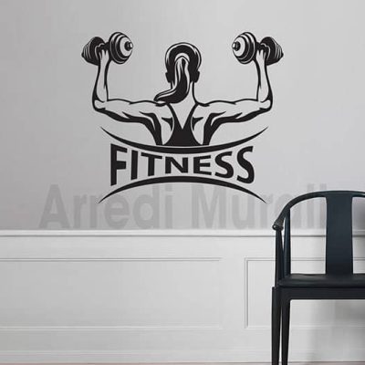 Adesivi murali fitness palestra