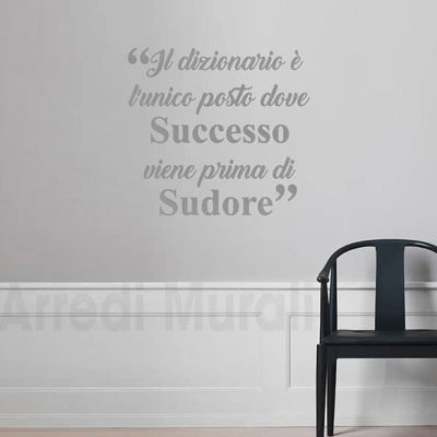 decorazioni adesive da parete frase motivazionale