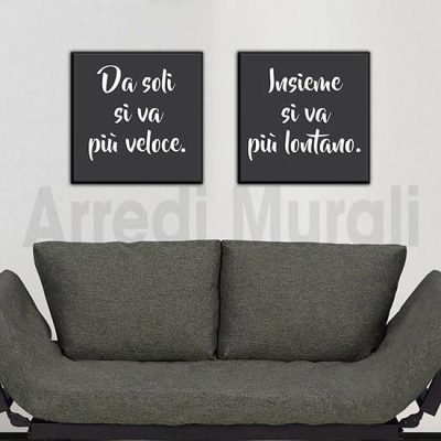 quadri con frase