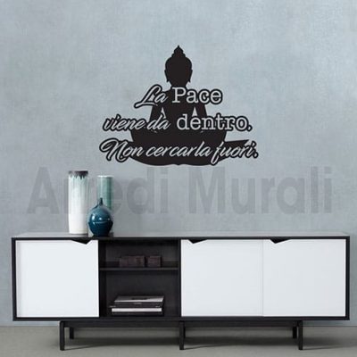 wall stickers frase buddha